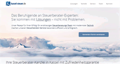 Desktop Screenshot of kassel-steuer.de