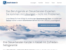 Tablet Screenshot of kassel-steuer.de